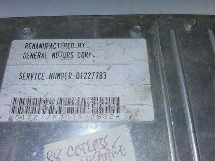 01227783 Oldsmobile Cutlass LeSabre 1988 ecm ecu computer