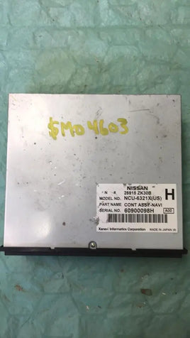 2007-2008 Nissan Maxima gps navigation dvd player 25915 ZK30B