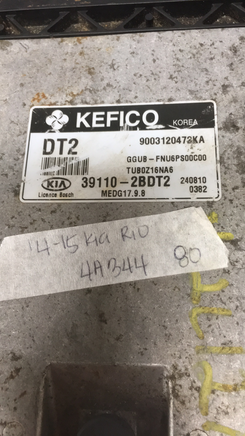 39110-2BDT2 Kia Rio 2014-2015 ecm ecu computer