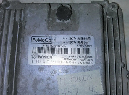 HS7A-12A650-ABB ECM ECU computer 2017-2019 Ford Fusion TESTED GOOD
