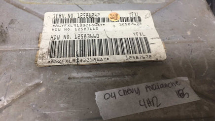 12586242 Avalanche engine control module 2004 **TESTED**