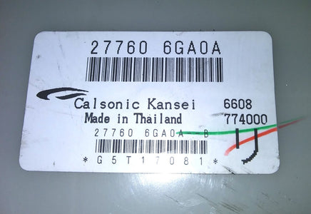 27760 6GA0A ac amplifier module 2015 Nissan 370Z