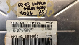 12209624 Chevy Impala or Monte Carlo 2002-2003 ecm ecu computer **TESTED**
