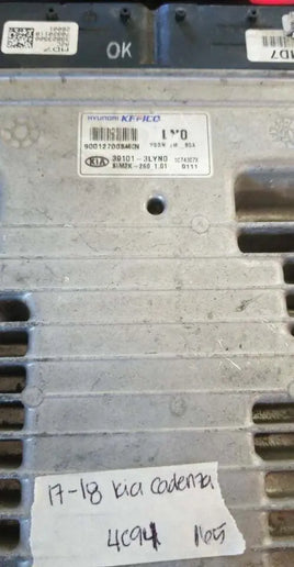 39101-3LYN0 Kia Cadenza 2017-2018 ecm ecu computer