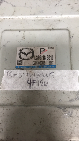 L3P6 18 881J Mazda 5 engine control  module 2006-2007