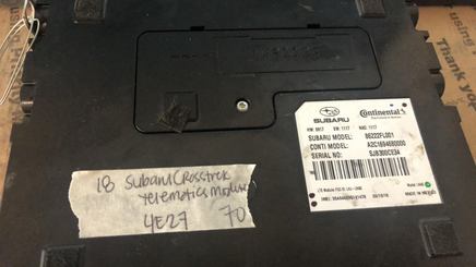 86222FL001 Subaru Crosstrek 2018-2019 telematics module 86222FL001