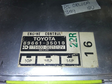 89661-35010 ecu ecm computer 1985 Toyota Celica