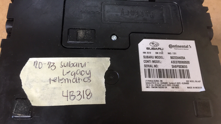 86222AN20A Subaru Legacy telematics module 2020-2023