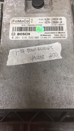 HJ5A-12A650-HA Ford Escape 2017-2018 ecm ecu computer **Tested*