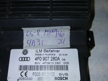 2005-2011 Audi A6 power supply control module 4F0 907 280A