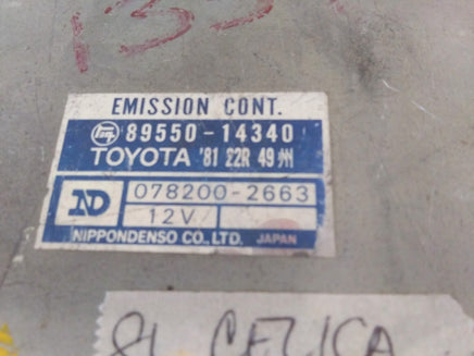 1981 Toyota Celica emission control module 89550-14340