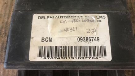 GM Tahoe or Yukon ABS control module 09386749