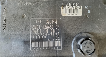 6M81-12A650-GF  Mazda 6  2006-2007  ecm ecu computer