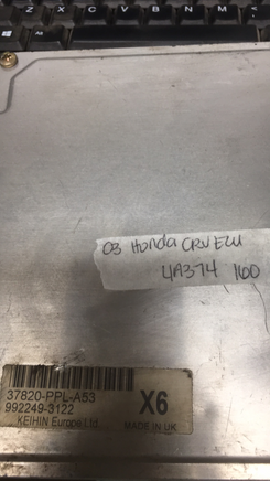 37820-PPL-A53 ecm ecu computer 2003 Honda CRV CR-V
