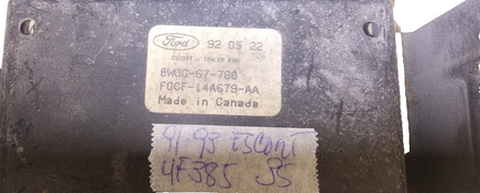 F0CF-14A679-AA seat belt module computer 1992-1993 Ford Escort