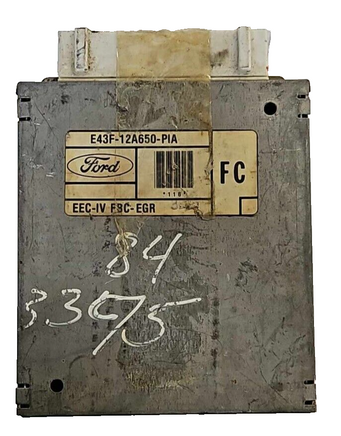 E43F-12A650-P1A Ford Tempo or Mercury Topaz 1984 ecm ecu computer
