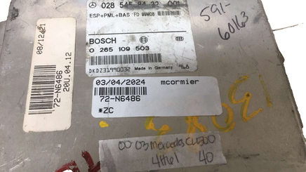 0 265 109 503  ecm ecu computer 2000-2003 Mercedes-Benz CL500
