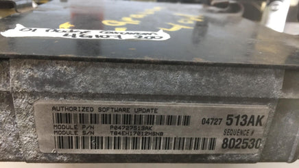 P04727513AK ecm ecu computer 2001 Dodge Caravan or Plymouth Voyager