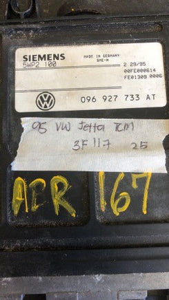 096 927 733 AT TCM transmission computer 1995 VW Jetta