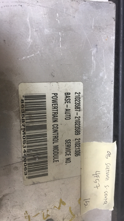 21023587 Saturn S-Series 1995 pcm ecu ecm computer