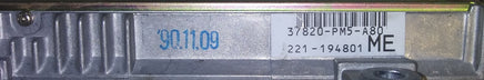 37820-PM5-A80 ecu ecm computer 1988-1991 Honda Civic
