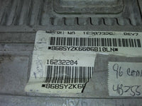 1996 Chevrolet Camaro ecm ecu computer 16232204