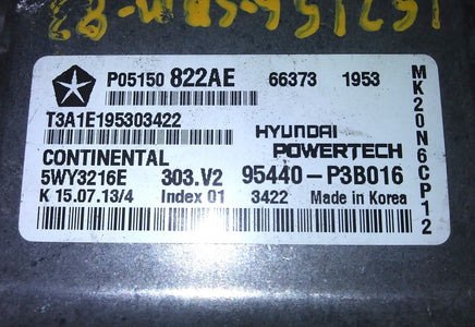 P05150822AE ecm ecu computer 2015 Jeep Compass