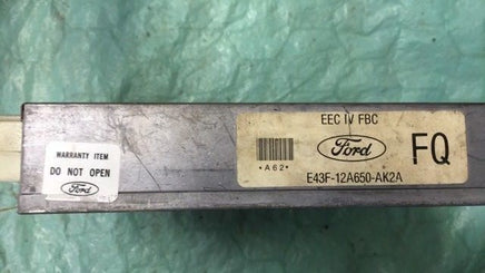 E43F-12A650-AK2A ecm ecu computer 1984 Ford Tempo Topaz