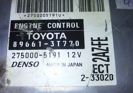 89661-3T770 ECM ECU computer 2003 Toyota Camry