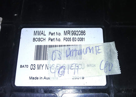 MR 992086 ecm ecu computer 2003 Mitsubishi Diamante