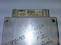 E5TF-12A650-S1B Ford F150 F-150 1985 ecm ecu computer
