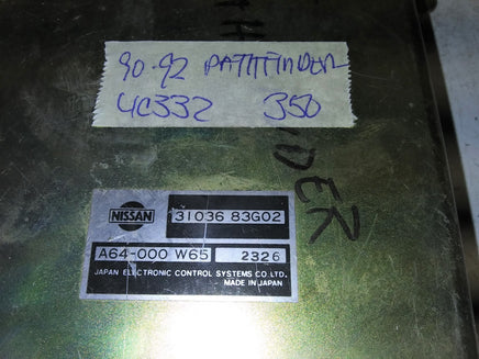 31036 83G02 TCM transmission computer 1990-1992 Nissan Pathfinder
