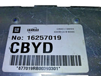 16257019 bcm body control module 1998 Cadillac Catera