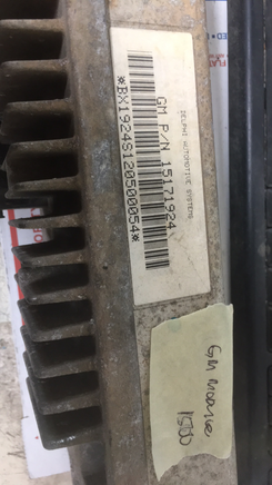 GM  Control module computer 15171924