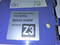 89340-35060 Toyota 4-Runner 4Runner 2014-2020 clearance warning control module