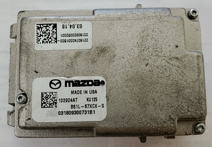 2017-2018 Mazda 3 Mazda3 lane assist camera B61L-67XCX-S