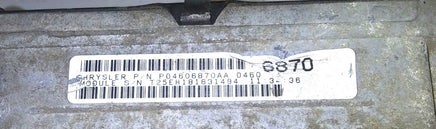 P04606870AA ecm ecu computer 1996 Chrysler Concorde