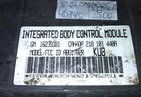 16239981 bcm body control module 1997-2002 Chevy Camaro or Pontiac Firebird