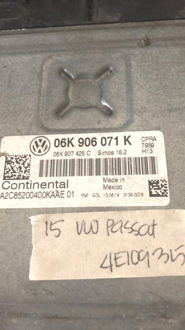 06K 906 071 K ECM ECU computer 2015 VW Passat