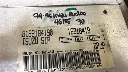 8162184190 Isuzu Rodeo 1994-1995 ecm ecu computer