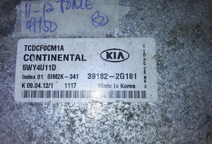 39182-2G181 ecm ecu computer 2011-2012 Kia Forte