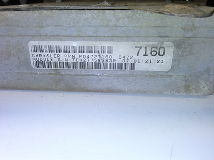 P04727160 ecm  ecu computer 1996 Dodge Caravan or Plymouth Voyager