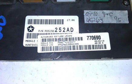 P05150252AD ecm ecu computer 2008-2010 Chrysler T&C - Swan Auto