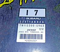 22611AK42A ecu ecm computer 2006 Subaru Legacy