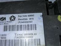 2004-2006 Dodge Durango heated seat control module (P)4602327AH