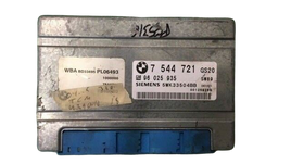 7 544 721 TCM transmission computer 2004-2005 BMW 330 330i