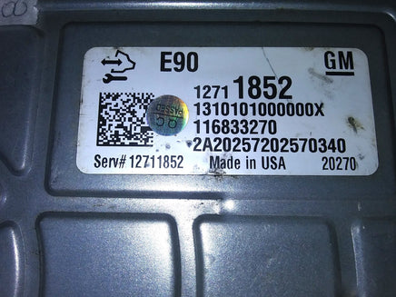 12711852 ecm ecu computer 2022 Chevy Silverado**TESTED**