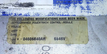 04606840AR ecm ecu computer 1999 Chrysler 200