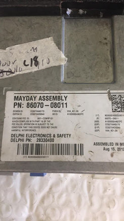 2011 Toyota Sienna door module 86070-08011