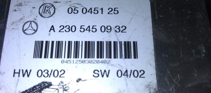 A 230 545 09 32 SAM module 2003-2012 Mercedes-Benz SL55 or SL500
